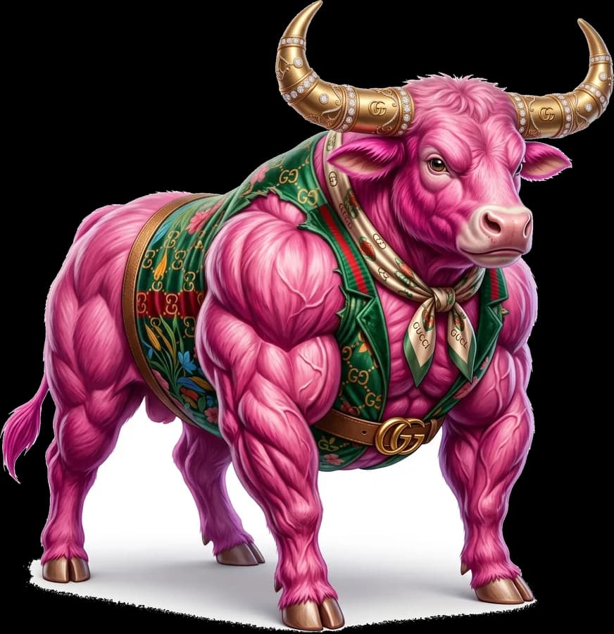 Donny transformed into a bull donkey